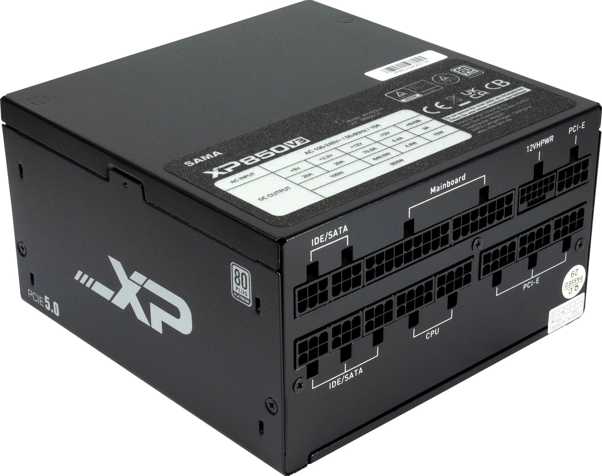 Furnizues rryme Inter-Tech SAMA XPH-850A, 850W, modular, 12-pin GPU, 3x PCIe, i zi