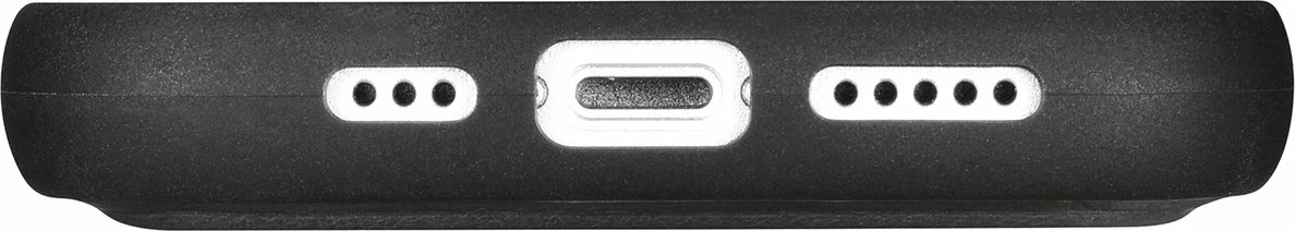 Mbështjellës iCarer Oil Wax Wallet 2in1 për iPhone 14 Plus, lëkurë natyrale, Anti-RFID, i zi