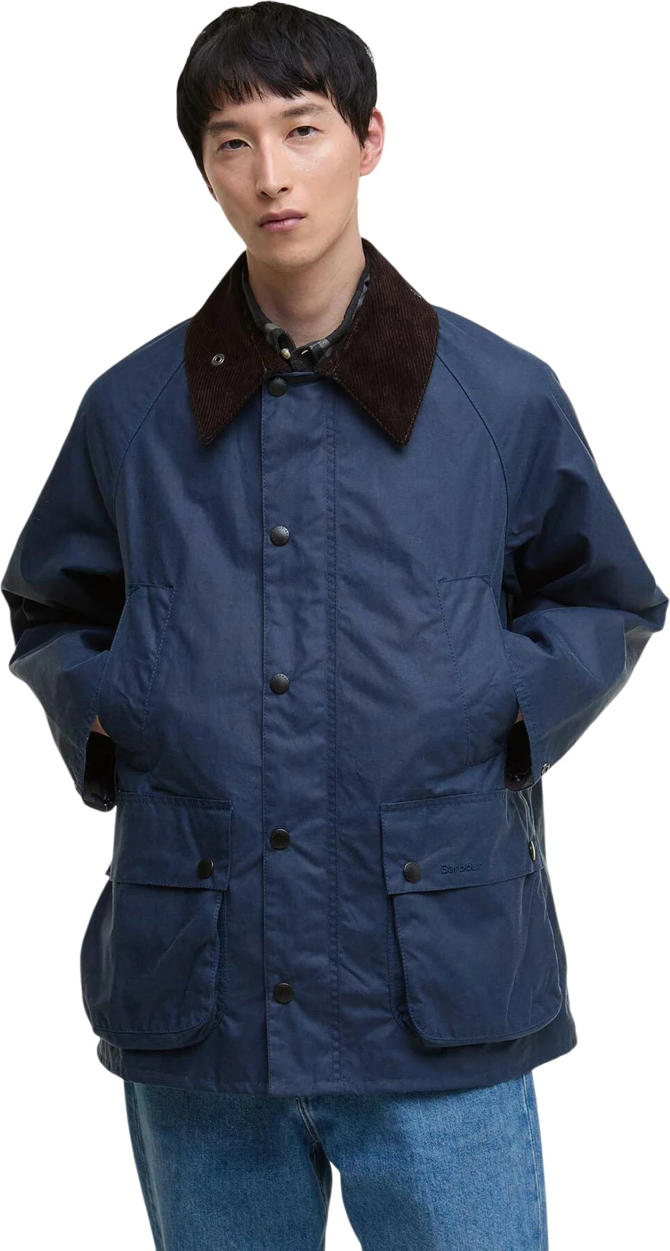 Jakne për meshkuj Barbour OS Bedale Wax 262MMWX1679, blu [Madhësia: 38]