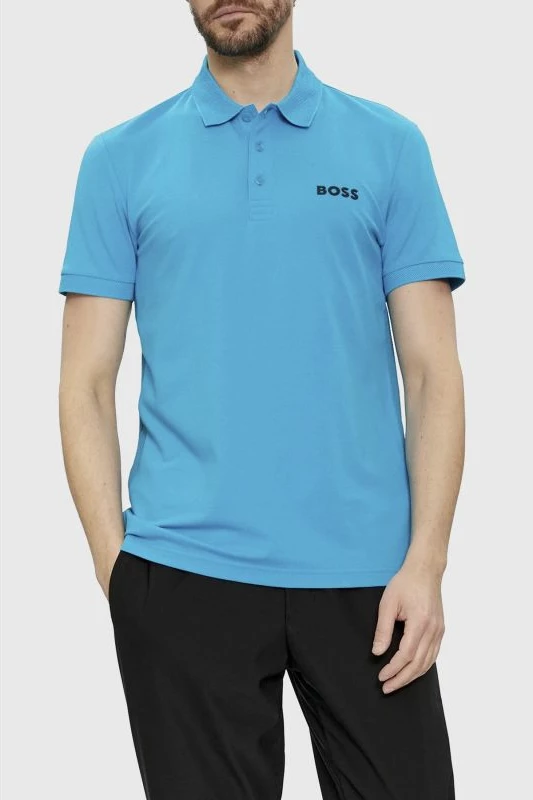 Maicë polo për meshkuj Boss, e kaltër
