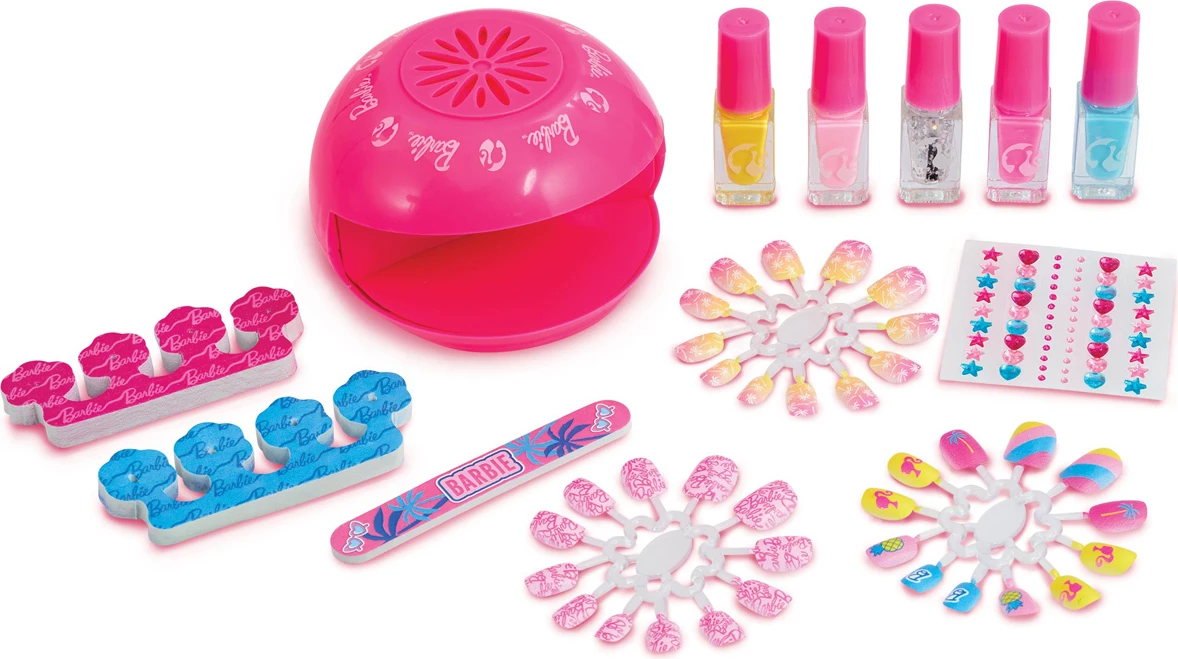 Set Kreativ për Manikyr Barbie – Nail Salon Craft Set