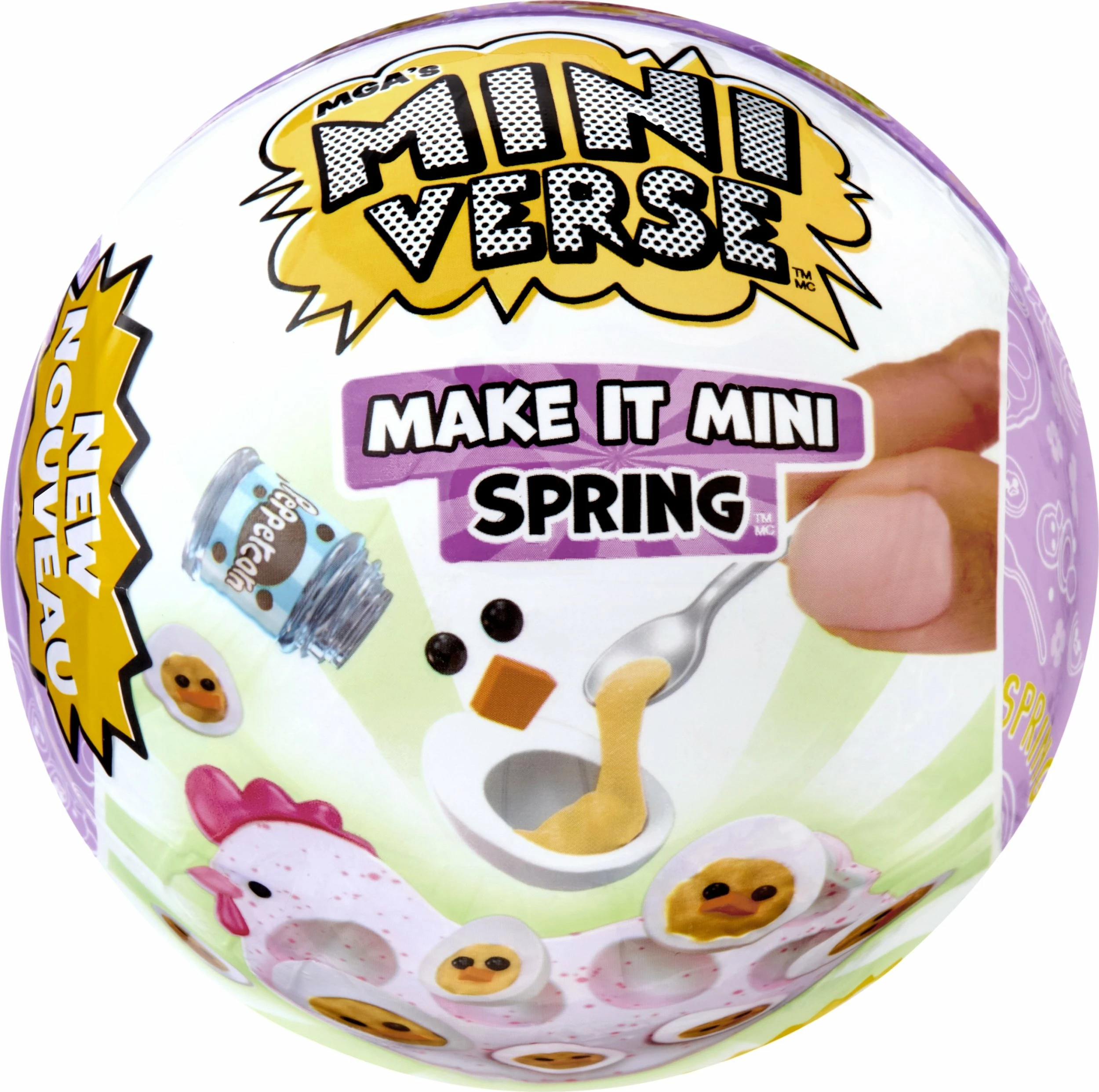Set kreativ DIY MGA Miniverse Make It Mini Spring, 8+, 4 receta