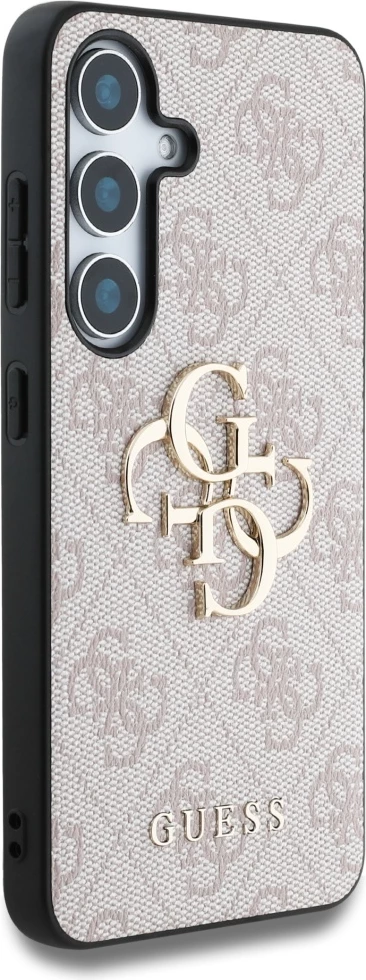 Mbështjellës Guess Big 4G Logo Classic Logo për Samsung Galaxy S25 Plus, Rozë