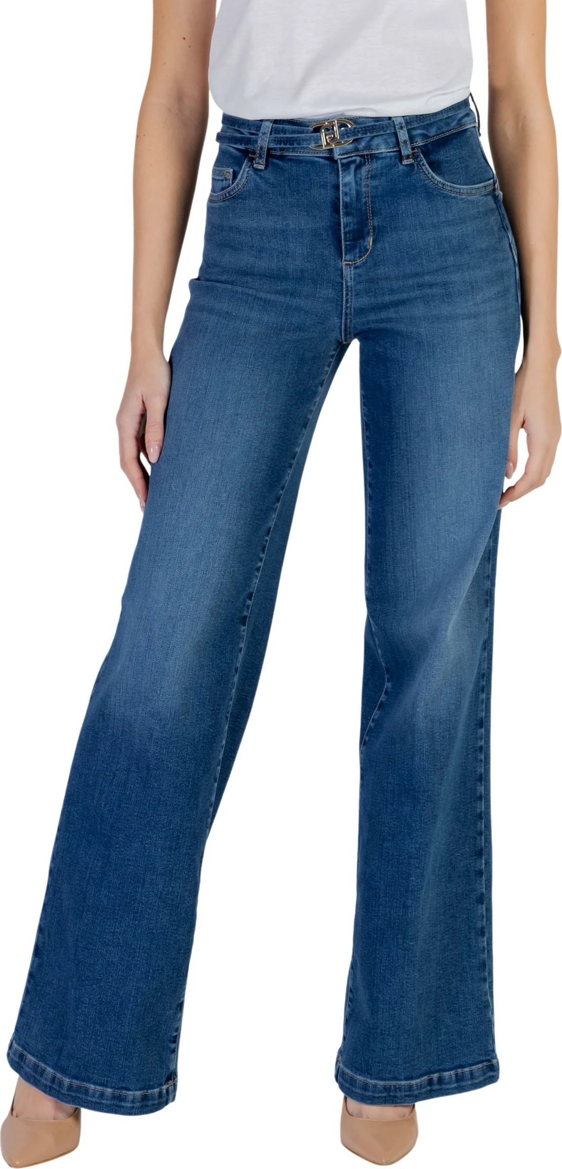 Xhinse për femra Liu-Jo B.UP GOOD FLARE H.W. UA6160 D0264, denim blu