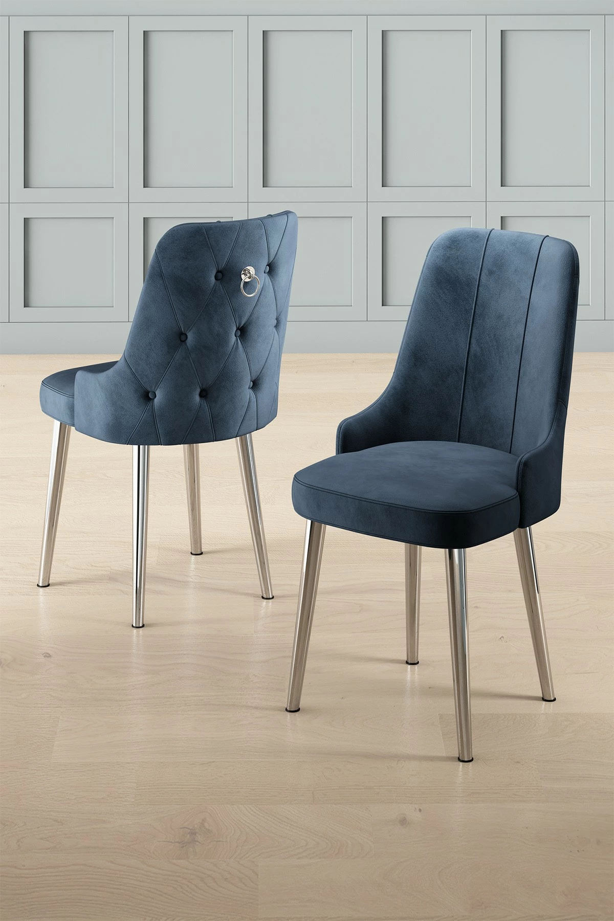 Set karrigash (6 copë) Hanah Home Newa, anthracite, krom