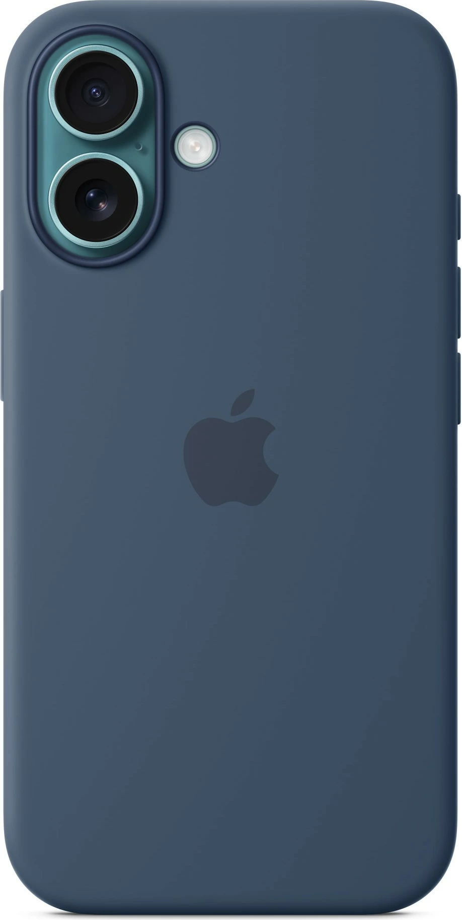 Apple iPhone 16 Silicone Case with MagSafe, Denim
