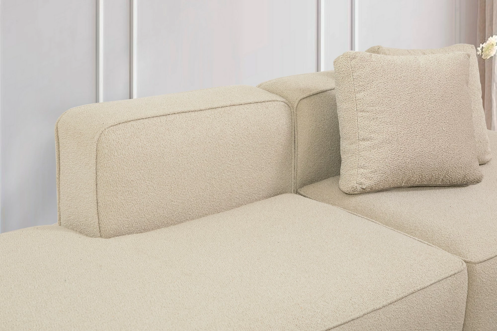 Këndare Atelier del Sofa, More S (M4-M1-M3), ngjyrë kapuçino