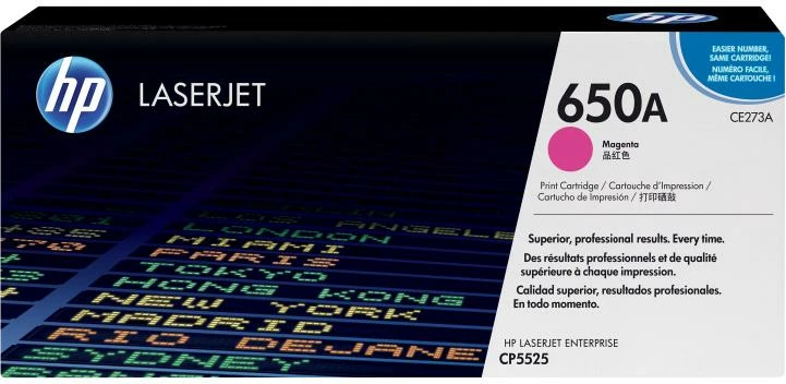 Toner HP 650A CE273A rendiment 9,750–23,700 faqe magenta
