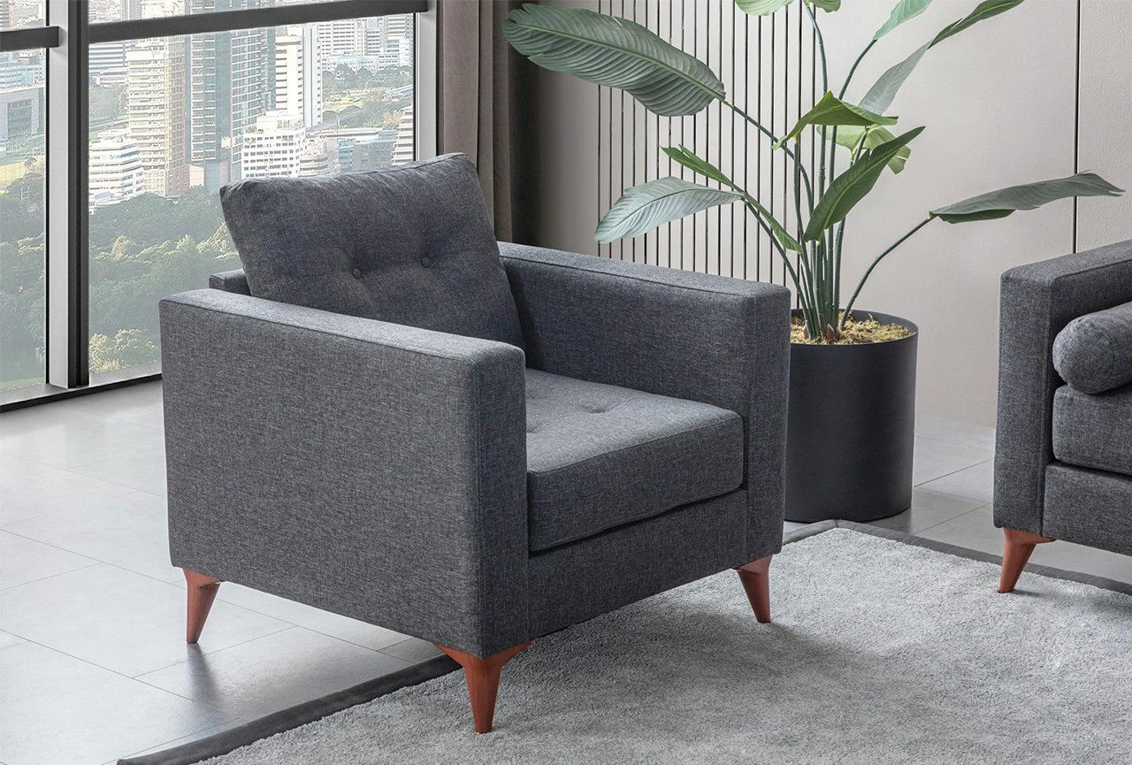 Karrige Wing, Atelier del Sofa, ngjyrë antracit