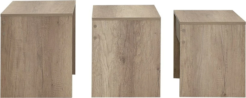Tavolina ndihmëse të vendosshme, ngjyrë arre e çelët, Hanah Home, Shp-103-Tt-1