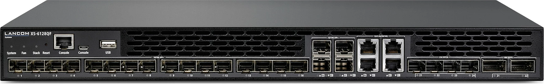 Switch LANCOM XS-6128QF, managed L2/L3, 10G, rack 1U