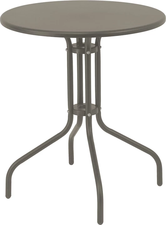 Tavolinë për kopsht Vergo, 60x70cm, ngjyrë shampanjë