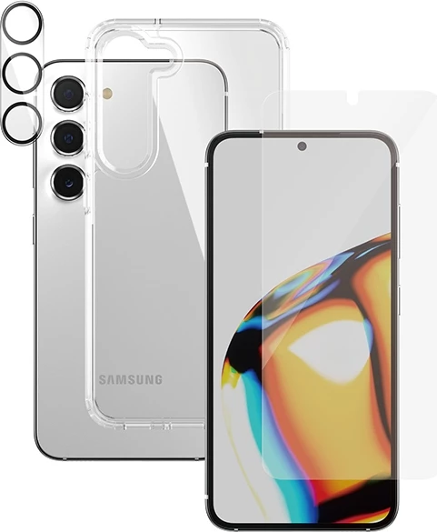 Mbështjellës PanzerGlass Bundle 3in1 për Samsung Galaxy S23, Transparent