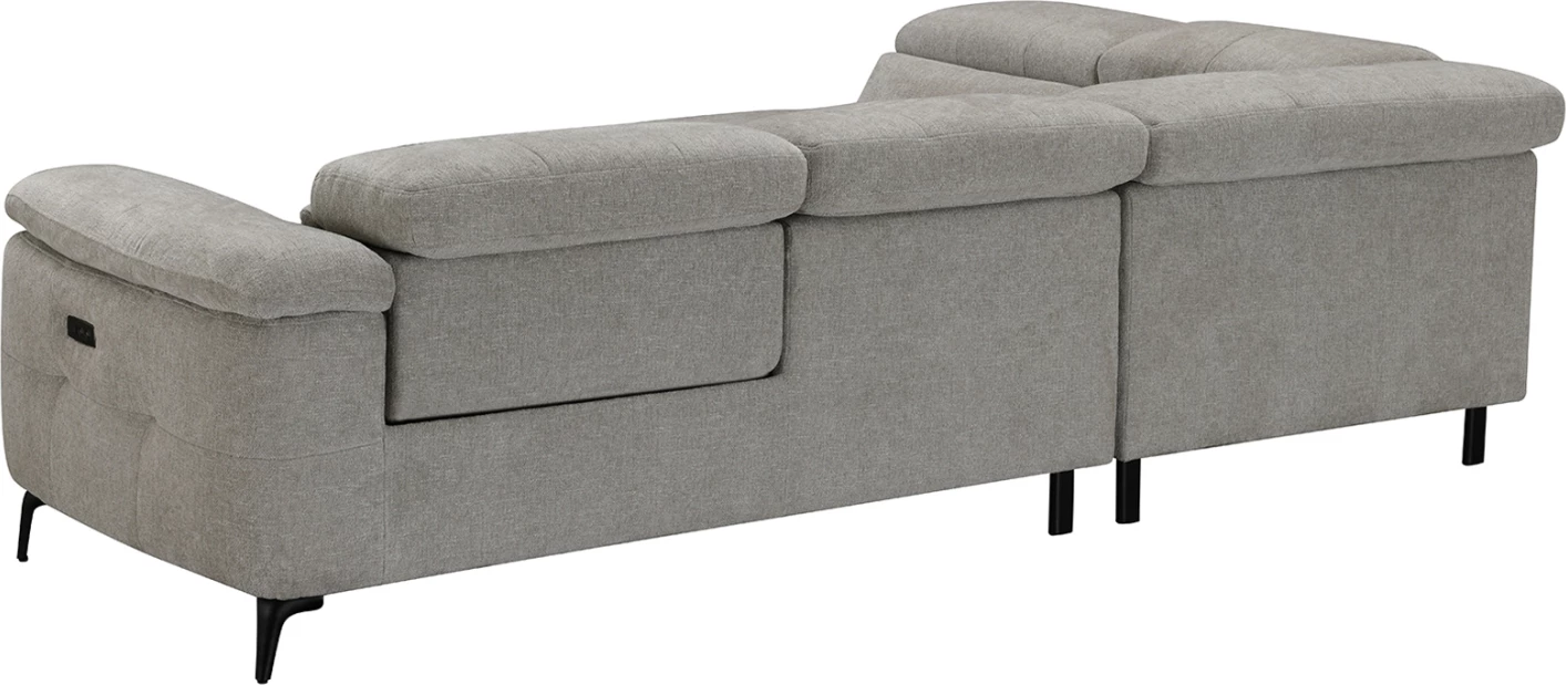Këndare me 5 ulëse, me recline, ngjyrë bezhë, COMMODUS CD3315.02L, 275x231x77cm