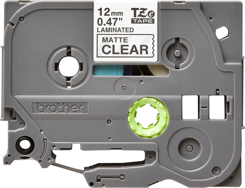 Shirit etikete Brother TZE-M31, 12mm x 8m, i zi në transparent
