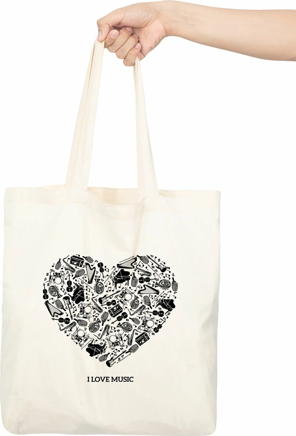 Tote bag Zoozie, model 12, shumëngjyrësh, 35x40cm