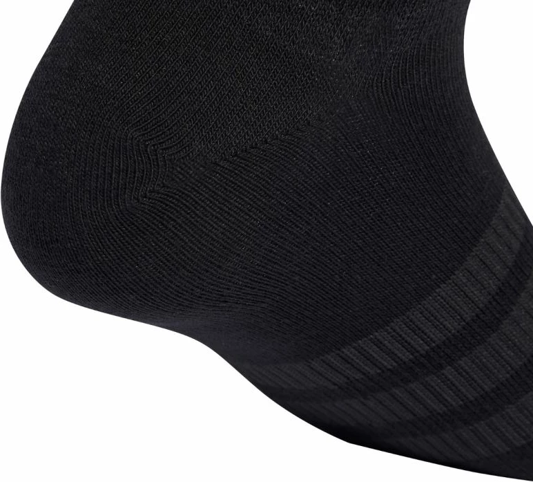 Çorape të shkurtra sportive adidas Thin&Light 3P, të zeza