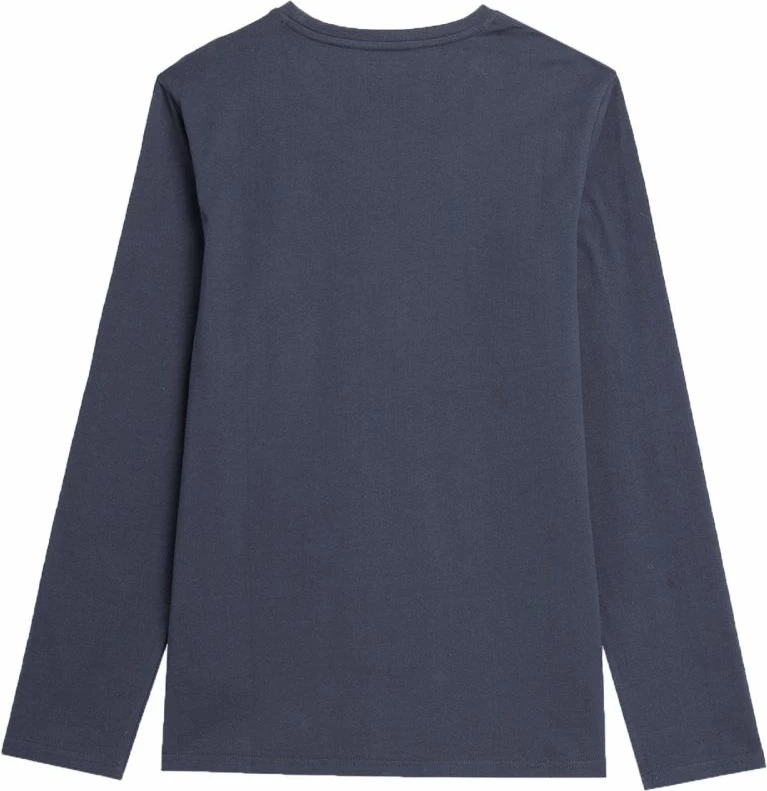 Këmishë me mëngë të gjata për meshkuj 4F, ngjyrë blu të errët