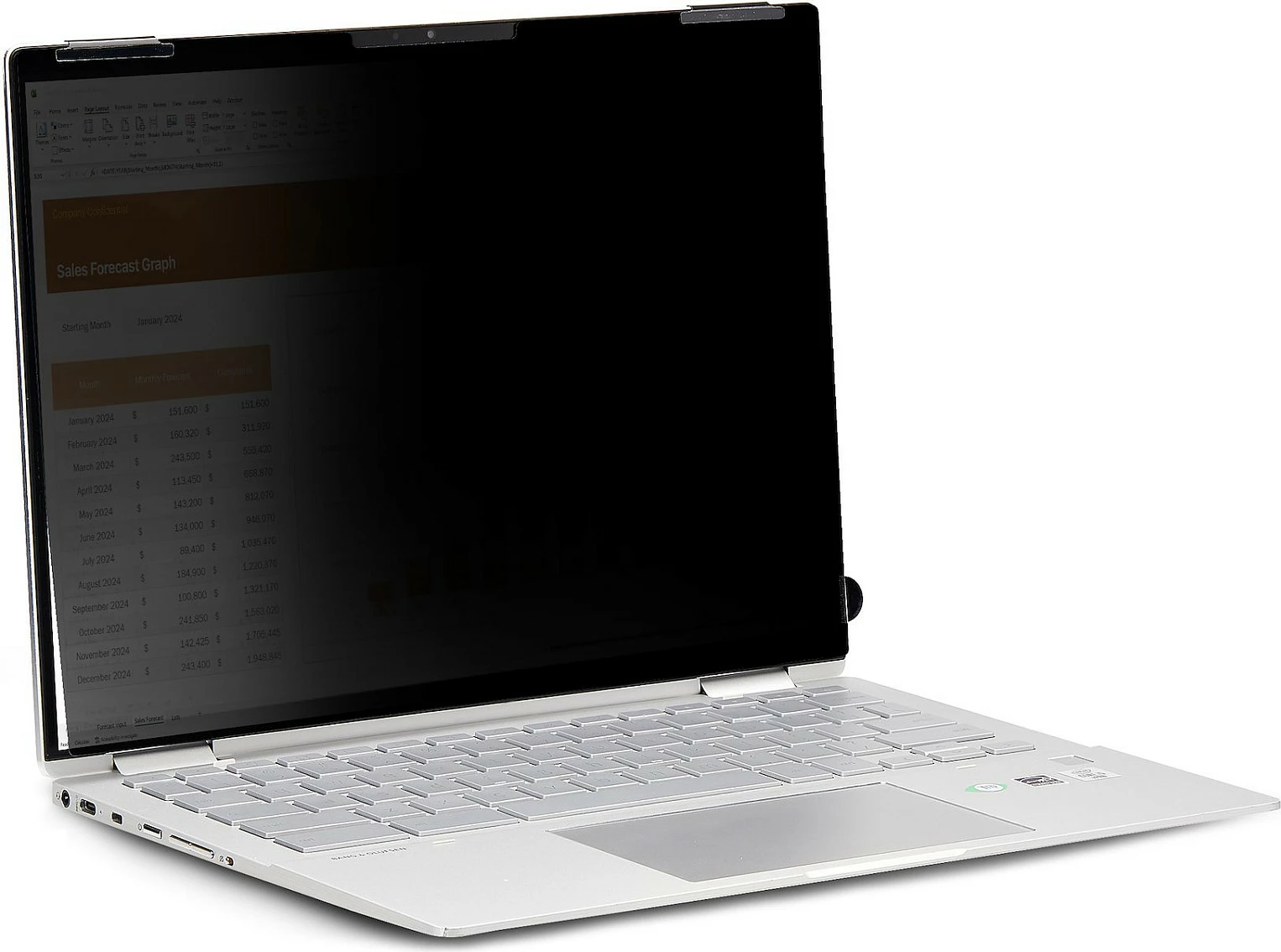 Filtër privatësie për ekran laptopi StarTech 14" 16:9, flip-over, touch, anti-glare, 51% blue light, i zi