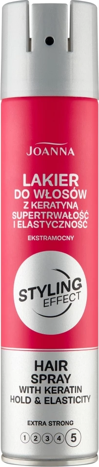 Llak për flokë Joanna Styling Effect Keratin Extra Strong 250ml