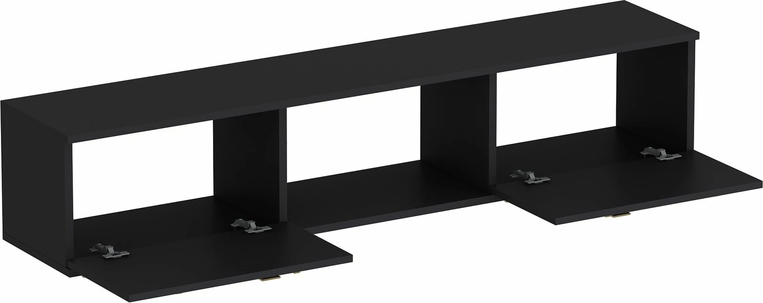 Komodë TV Skye Decor, anthracite, gold, Aredam