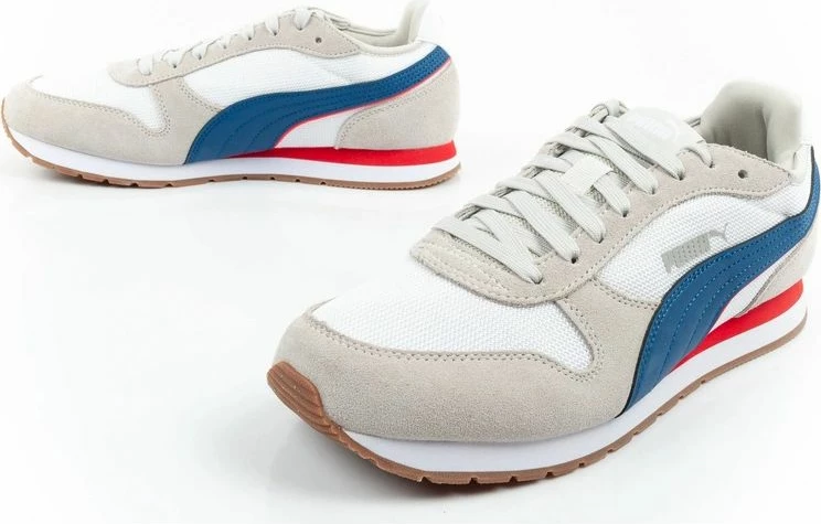 Atlete meshkuj Puma ST Miler, gri të hapura/bardha