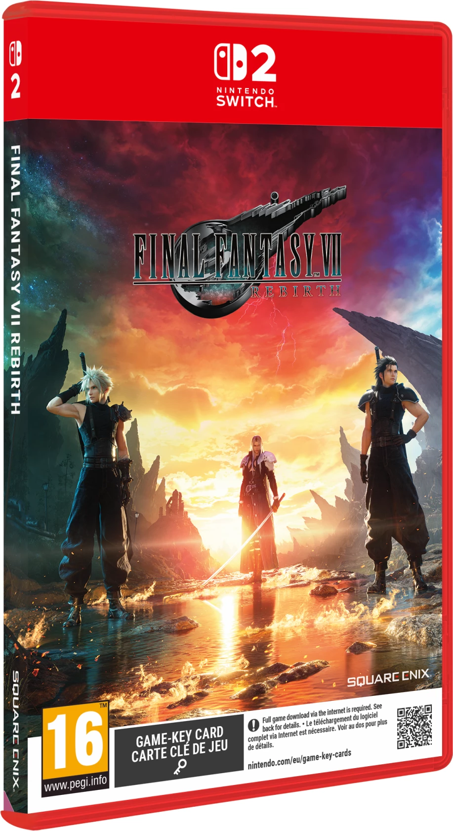 Video lojë Square Enix Final Fantasy VII Rebirth për Nintendo Switch 2 + kartë promo ekskluzive Magic: The Gathering—Final Fantasy