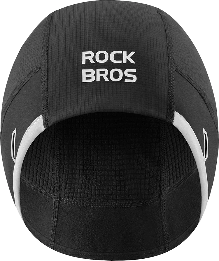 Kapelë çiklizmi dimërore Rockbros M016, windproof, fleece, 54-61 cm, e zezë