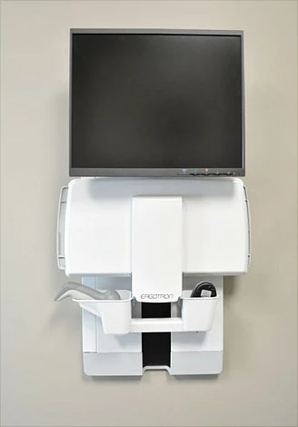 Mbajtës monitori me tastierë Ergotron StyleView Vertical Lift, mur, VESA 75x75/100x100, deri 24", 15 kg, bardhë