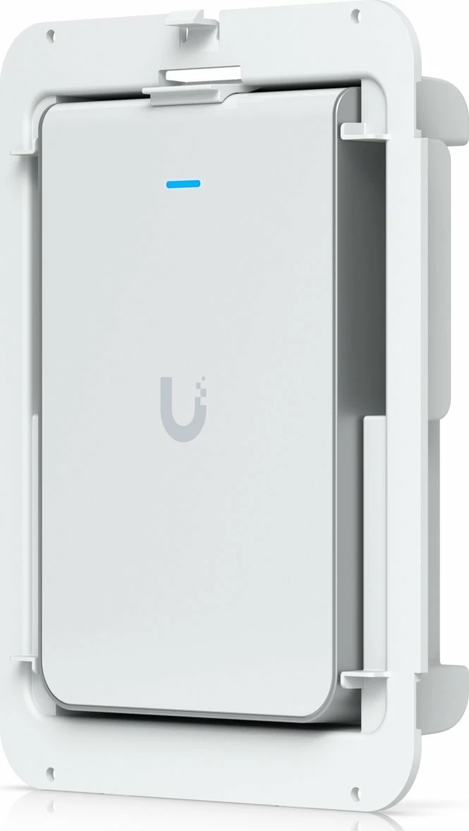 Montues flush për mur, Ubiquiti UACC-U7-Pro-Wall-FM, kompatibil me U7-Pro-Wall, i pikturueshëm, polikarbonat, i bardhë