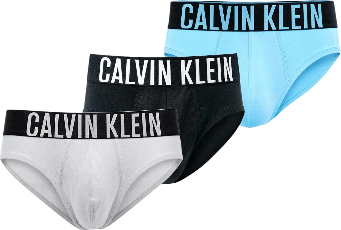Të brendshme për meshkuj Calvin Klein Underwear HIP BRIEF 3PK 000NB3607A, gri/zi