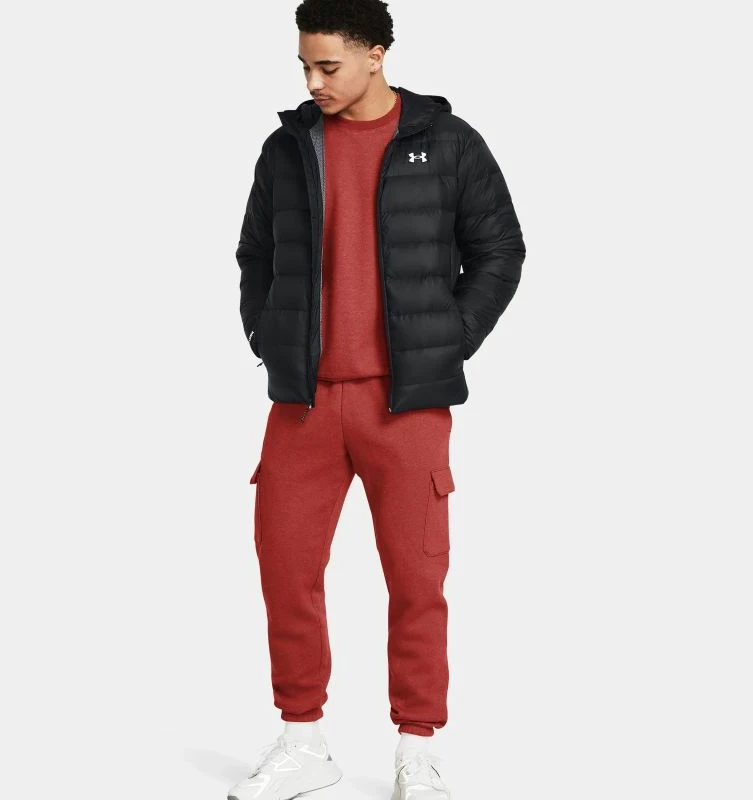 Jakne për meshkuj Under Armour Legend Down Hooded, e zezë [Madhësia: L]