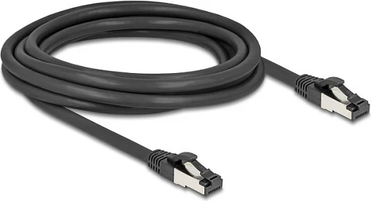 Kablë rrjeti DeLOCK Cat8.1 RJ45, 3 m, 40 Gbps, S/FTP, e zezë