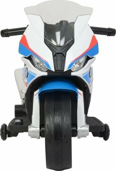 Motoçikletë me bateri për fëmijë Lean Cars BMW S1000RR 2156, 45W, 12V 3.5Ah, e bardhë