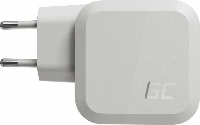 Karikues GaN Green Cell PowerGaN CHARGC08W 65W 2x USB-C + 1x USB-A 3.25A i bardhë