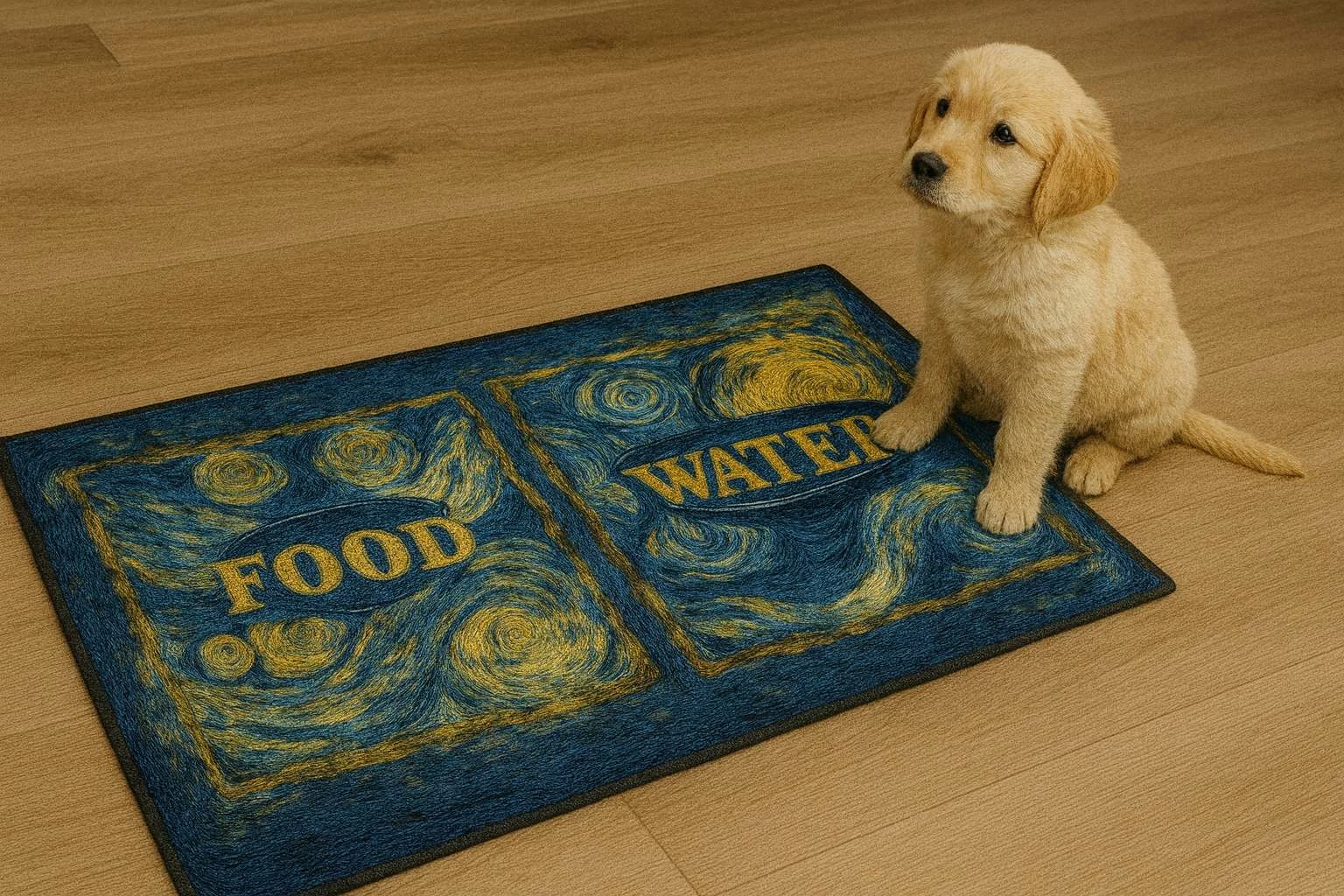 Tapet ushqimi për kafshë, shumëngjyrëshe, Paws & Whiskers, Paspet11, 40x70 cm