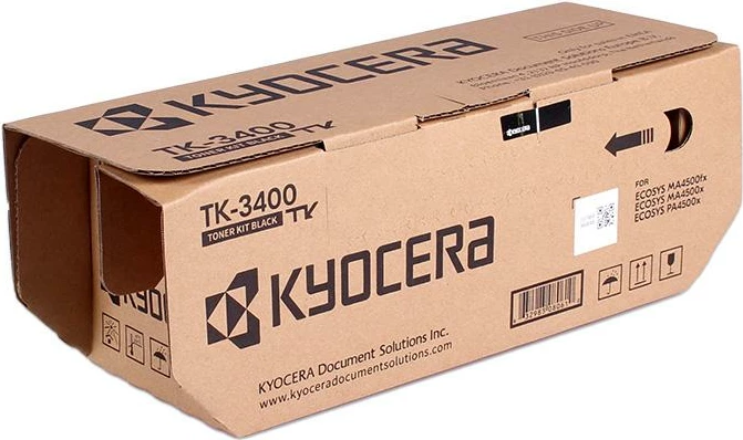 Toner Kyocera TK-3400 12,500 faqe ISO/IEC 19752, origjinal (1T0C0Y0NL0), zi