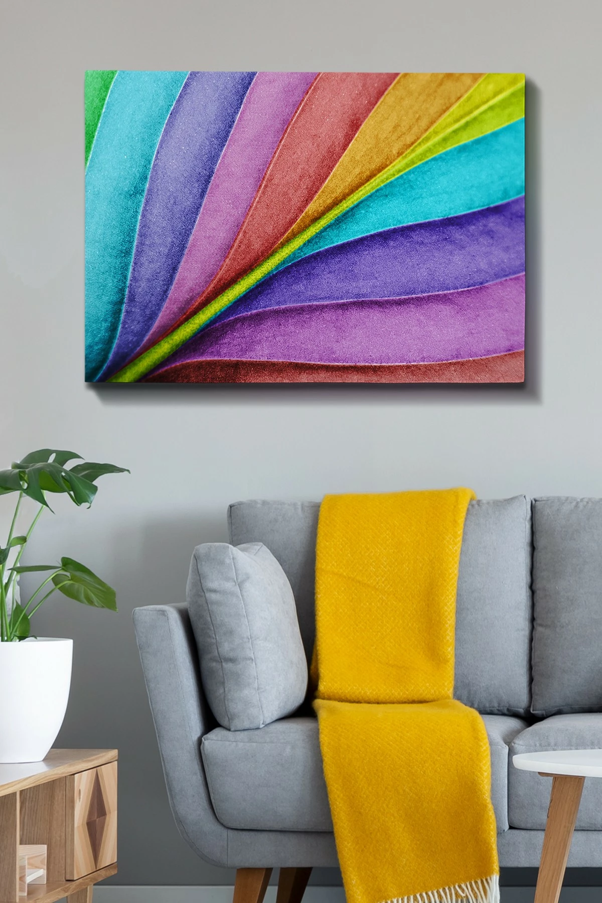 Pikturë dekorative në kanavacë, shumëngjyrëshe, Wallity, 70x100cm