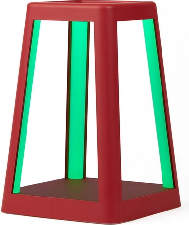 Llambë portative Lexon Lantern LH94DR me karikues wireless, LED, 15W, e kuqe