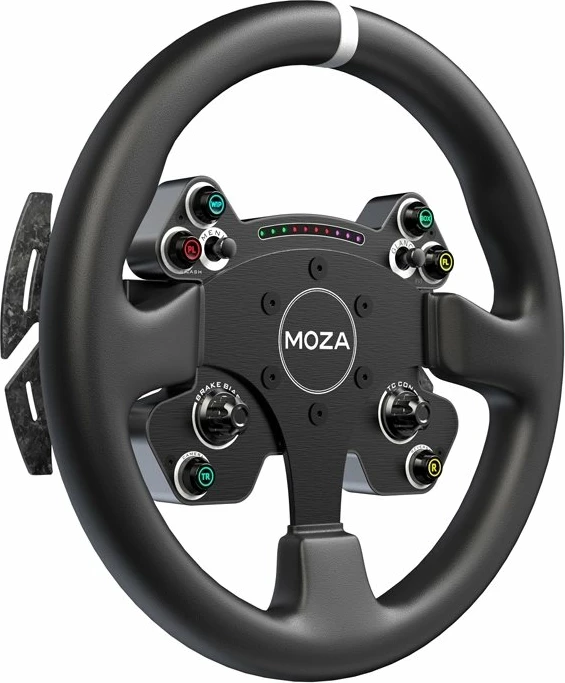 Timon garash MOZA CS V2P 13\" wireless 2.4GHz, Quick Release, RGB, 14 butona, i zi (RS057)