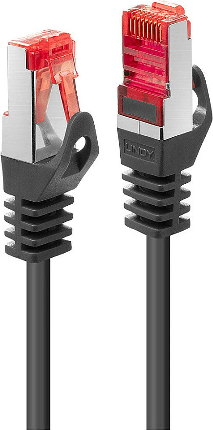 Kabllo rrjeti LINDY Patch Cat6 S/FTP Basic, 0.3m, e zezë
