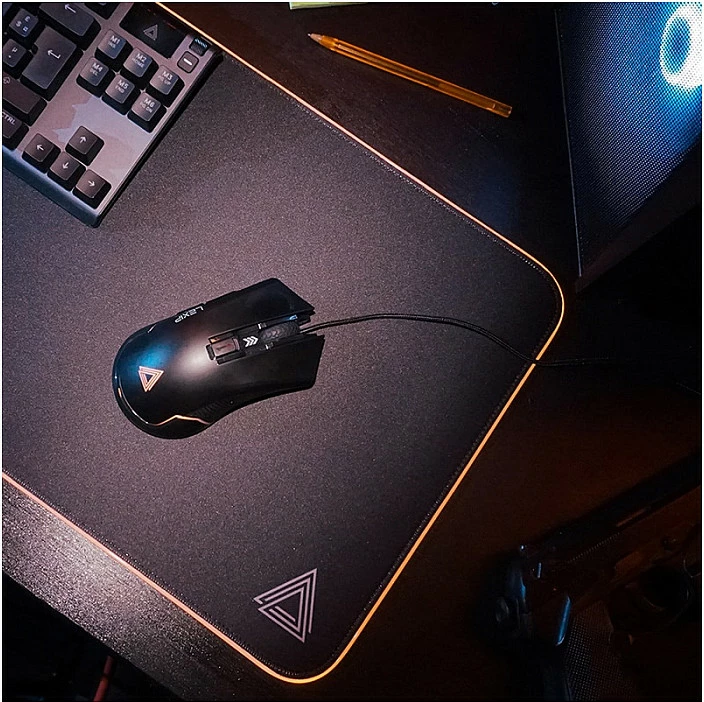 Maus gaming wireless LEXIP AR18, 4800 DPI, 6 butona, RGB, i zi