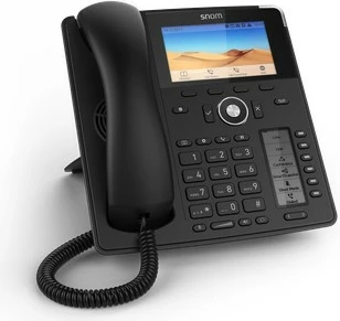 Telefon IP Snom D785, 12 linja, Bluetooth, ekran ngjyrë, i zi