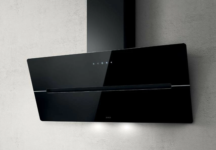 Okap Elica WISE BL/A/90, 90 cm, i zi, montim në mur