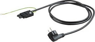 Kabllo rryme Bachmann 375.117, 5 m, Schuko këndore - Wieland GST18i3, e zezë