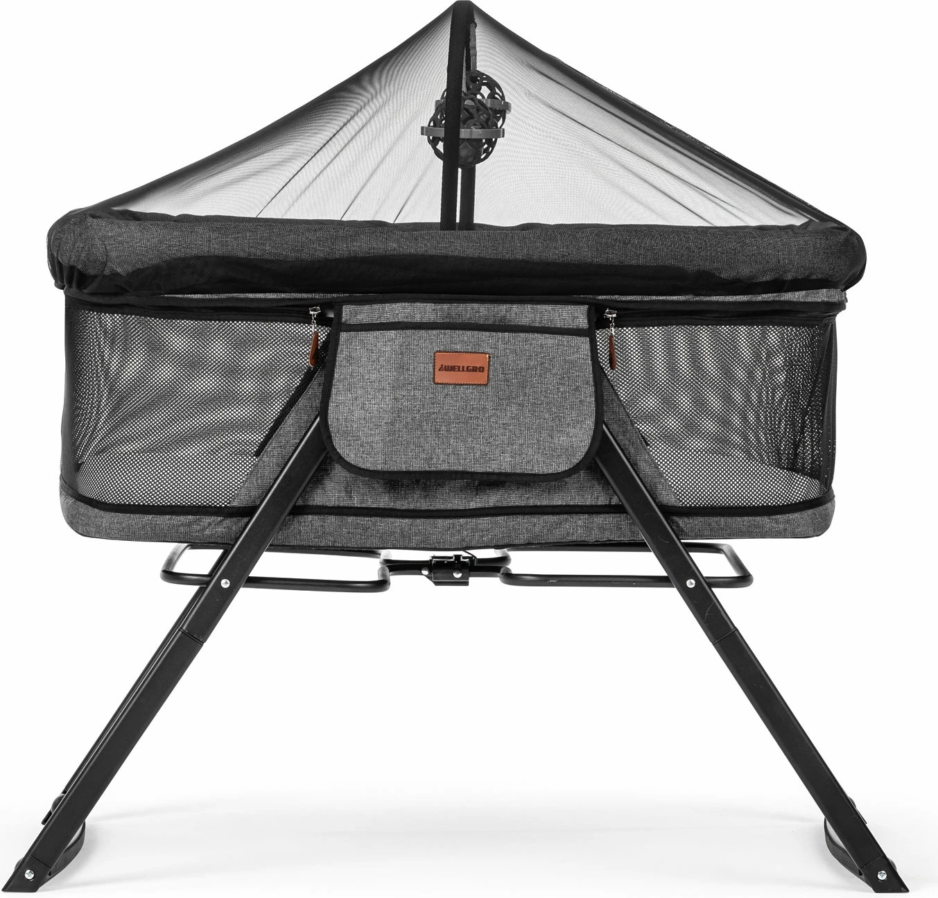 Djep palosës Evila Originals, ngjyrë gri e çelët