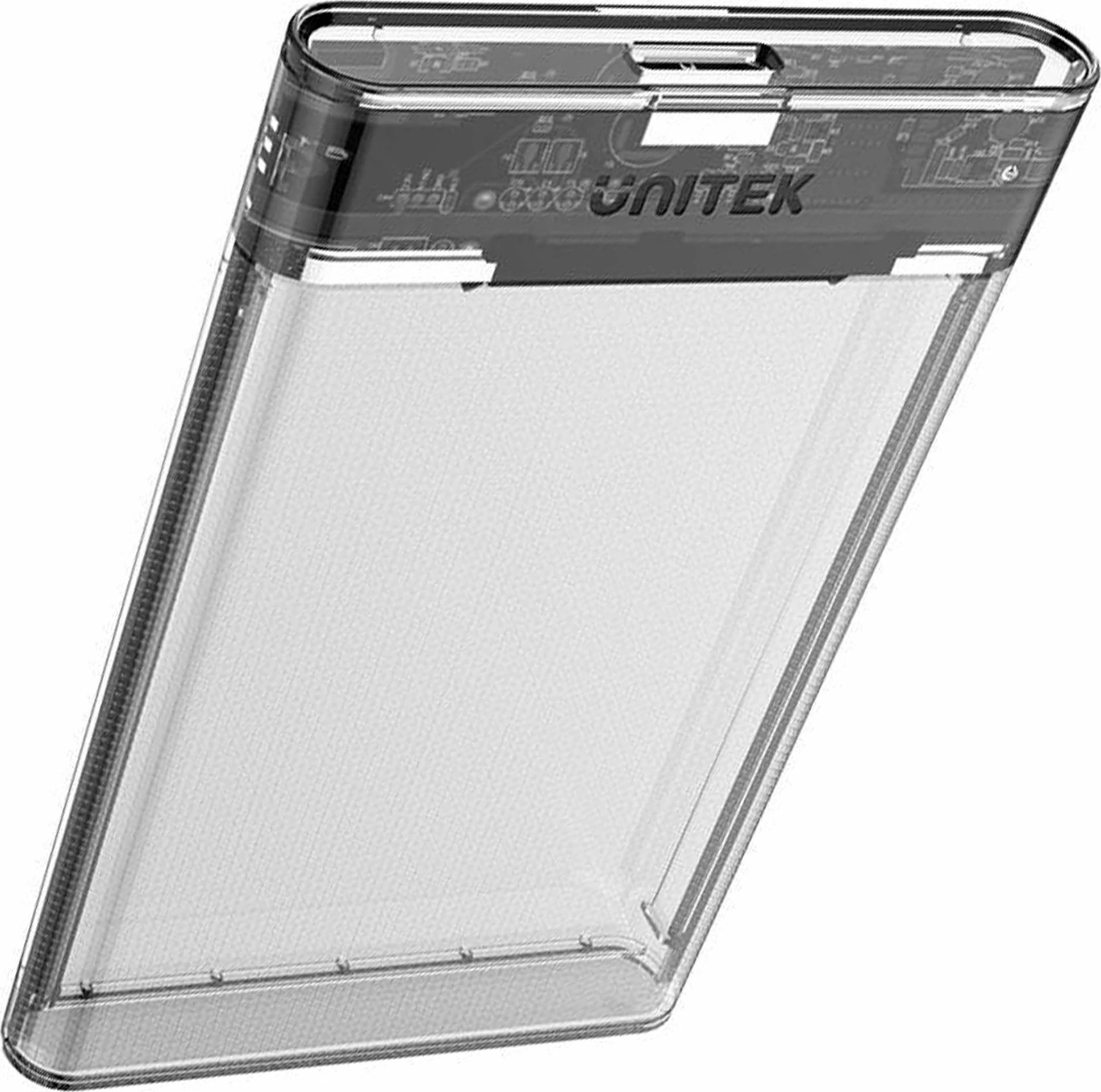 Kasë eksternale për HDD/SSD 2.5\" Unitek S1103A, USB 3.2 Gen 1 në SATA III, transparente