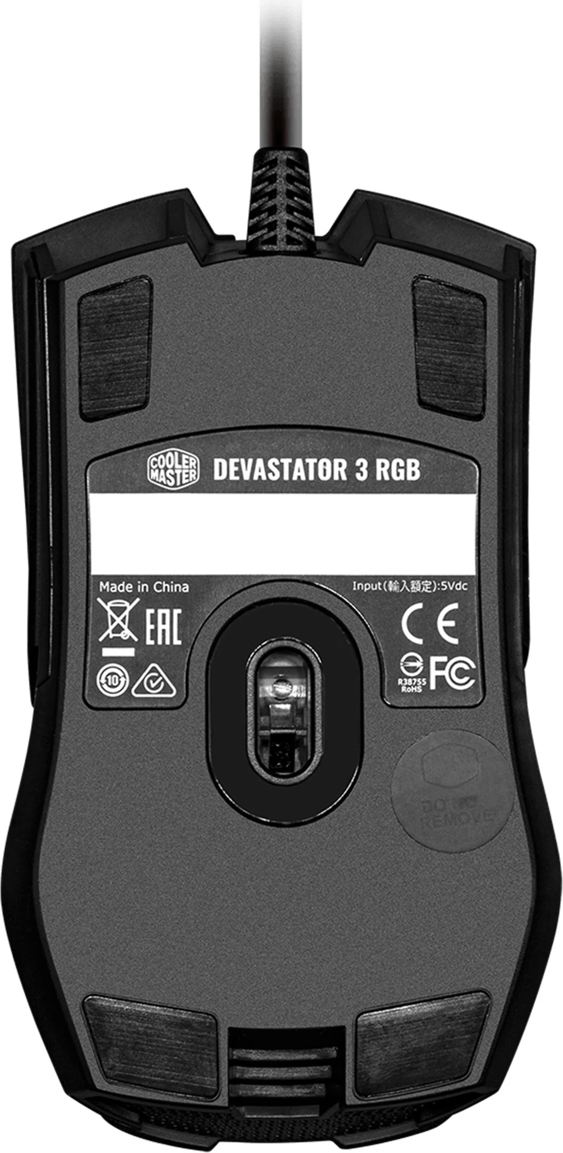 Set tastierë dhe maus Cooler Master Devastator 3 RGB, QWERTZ, USB, Membranë, i zi