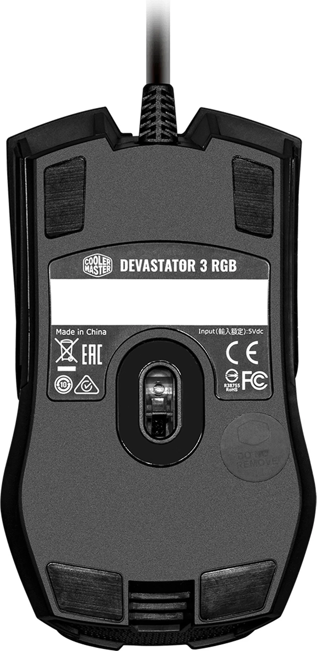Set tastierë dhe maus Cooler Master Devastator 3 RGB, QWERTZ, USB, Membranë, i zi