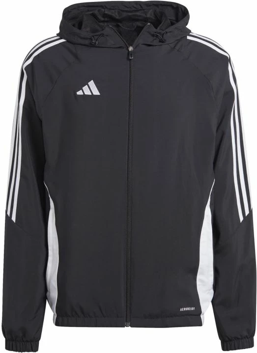 Jakne për futboll adidas për meshkuj, të zeza